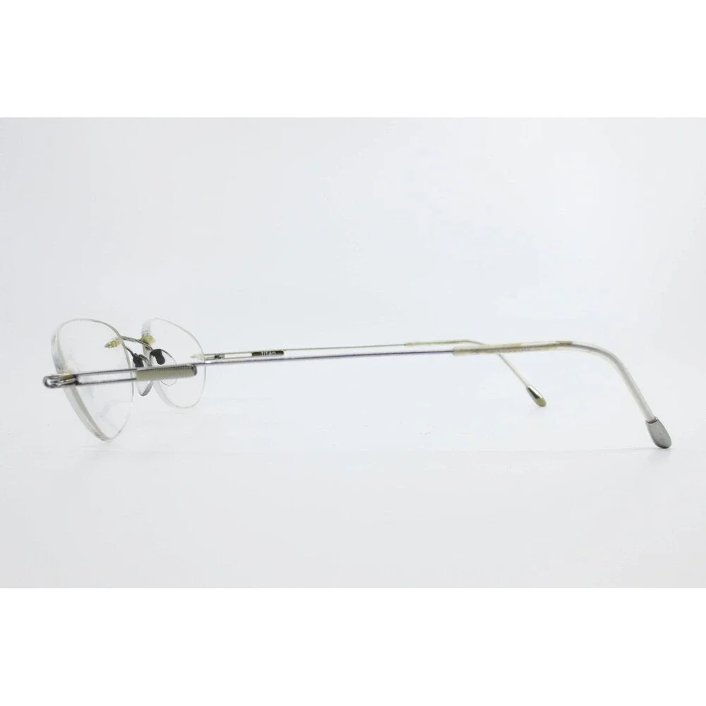 Silhouette Titan Rimless Eyeglasses Silver Oval Frames Demo Lenses 39910